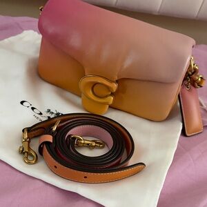 Coach Gradient Pink and Orange Crossbody Bag